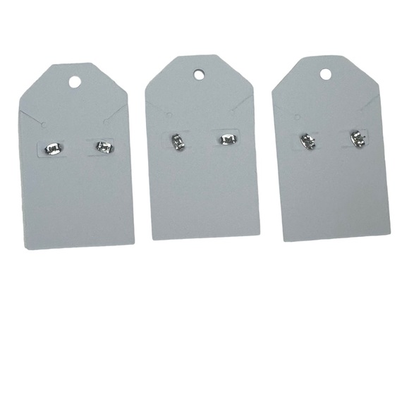 Set of 3 Pink NEW Christmas Holiday Stud Acrylic Handmade Earrings - Picture 8 of 8